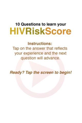HIV Risk Score