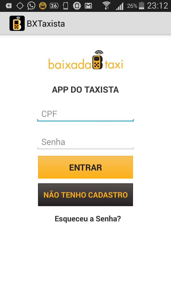 BaixadaTaxi APP Taxista