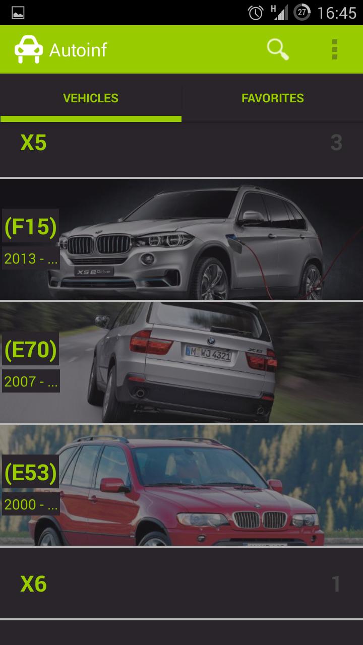 Autoinf (Beta) car data specs