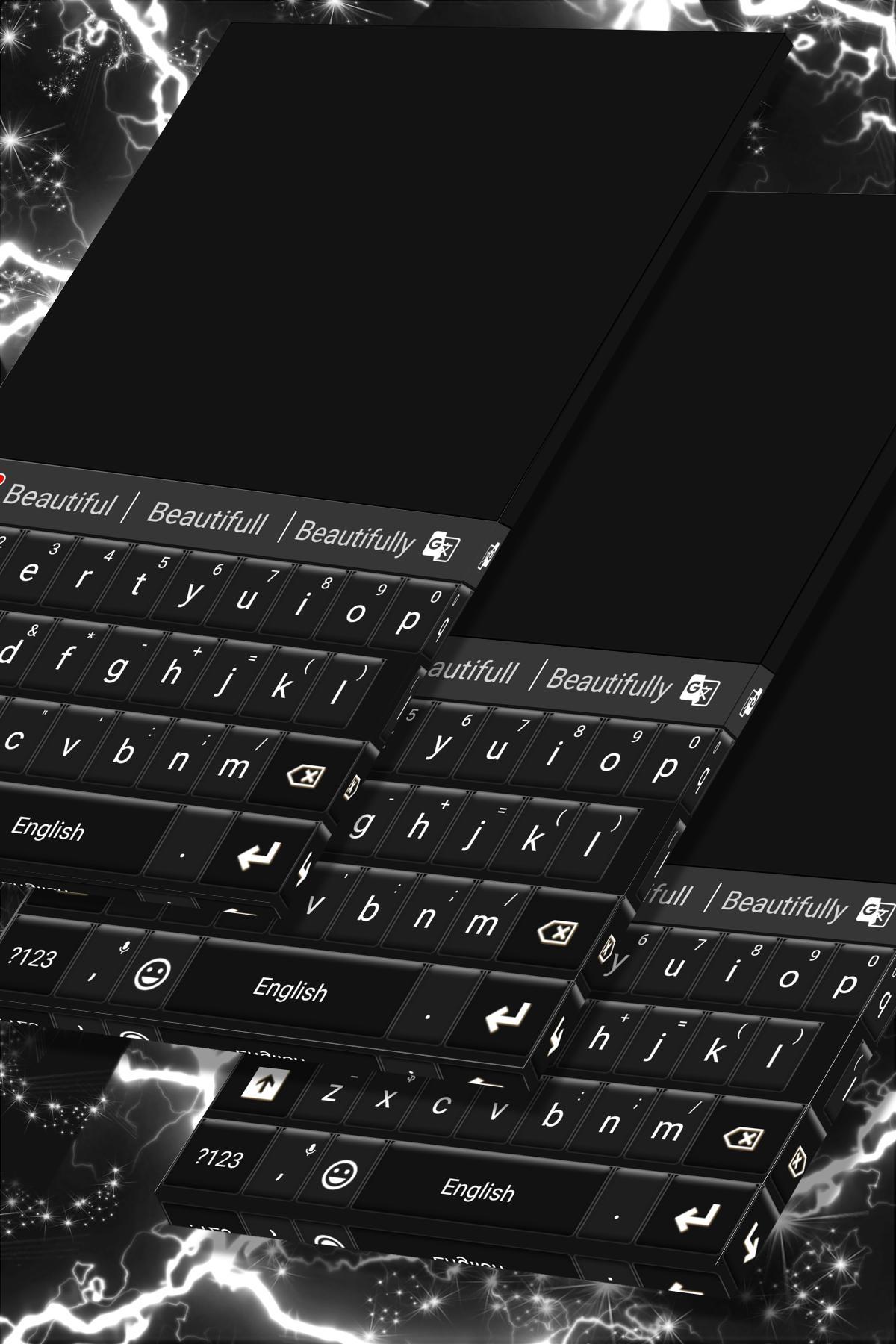 Black Keyboard Theme