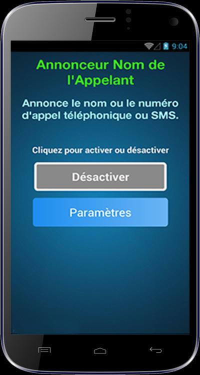 Annonceur Nom de l'appelant