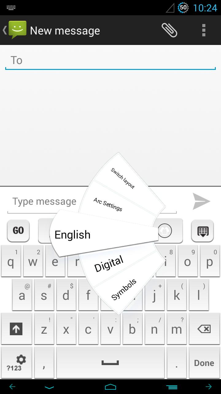 Elegant White Keyboard