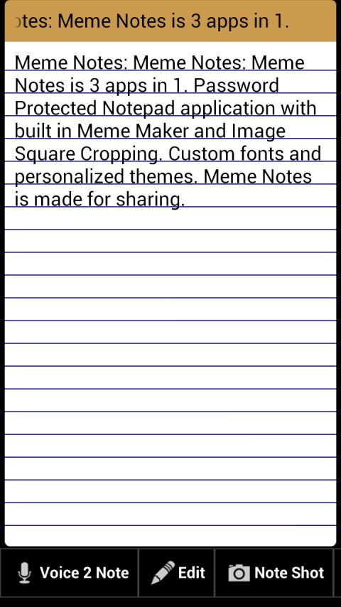 Meme Notes