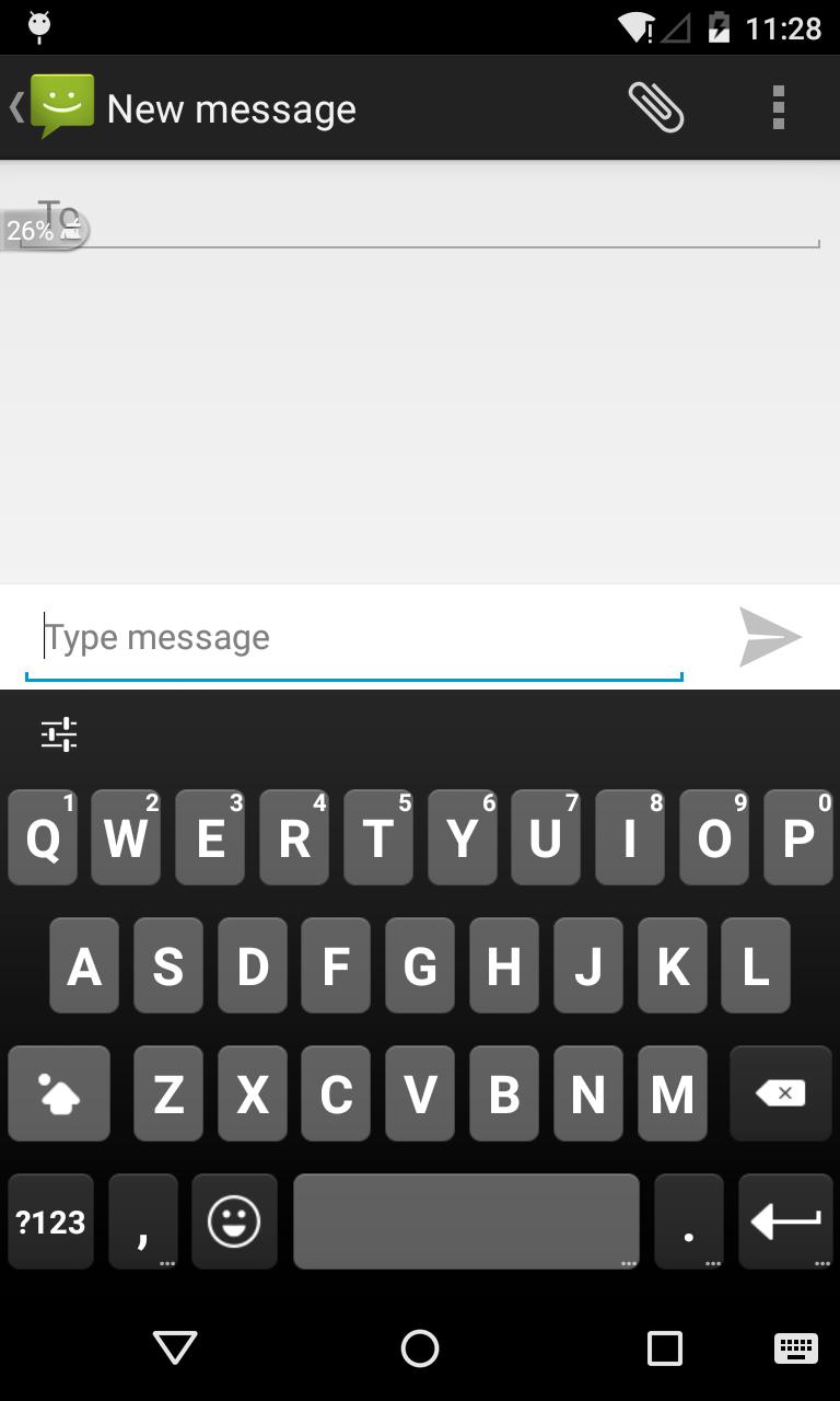 Emoji Keyboard - Black Round