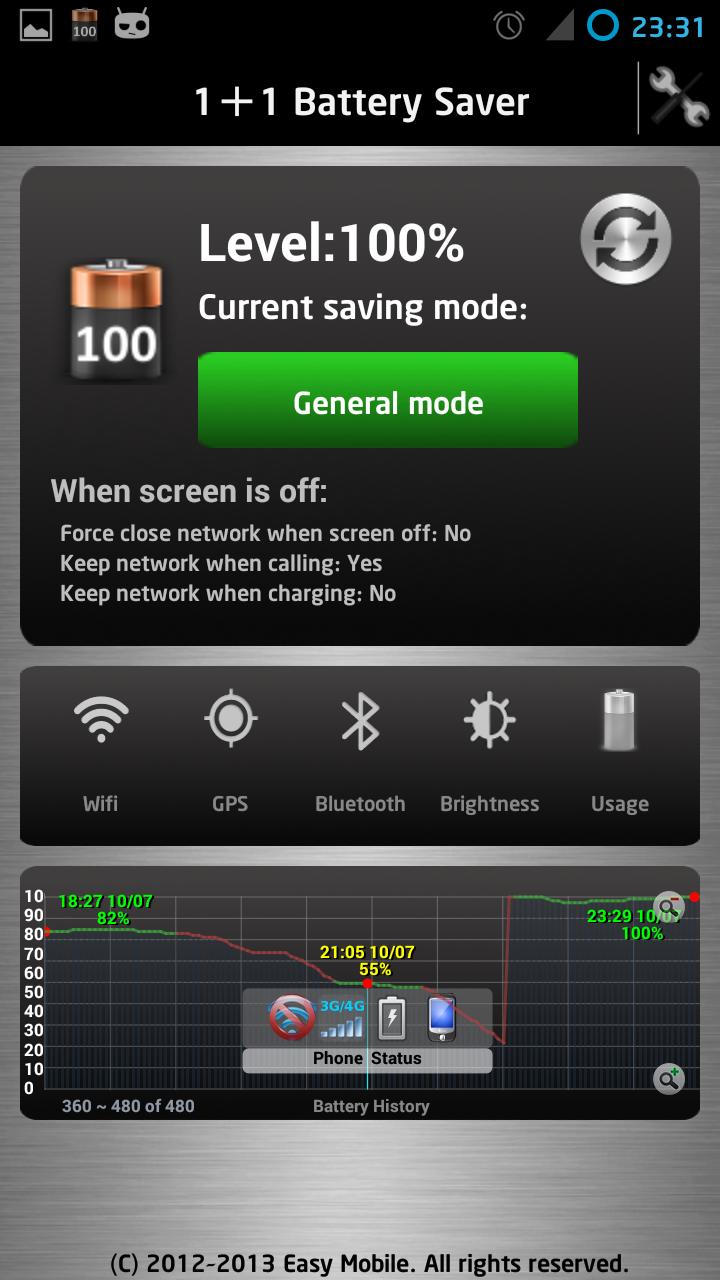 1+1 Battery Saver