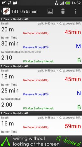 Dive Planner