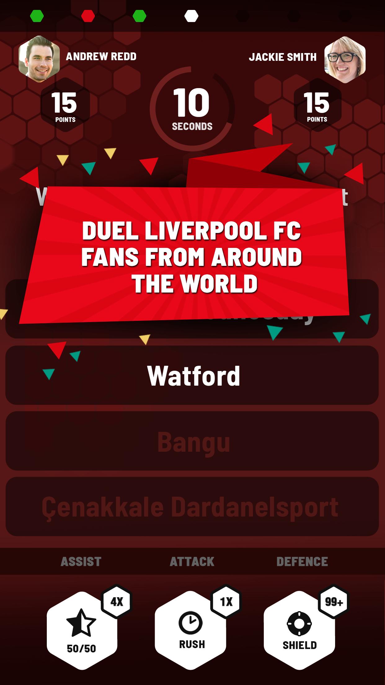 Liverpool FC Quiz Rivals: The Official LFC Game