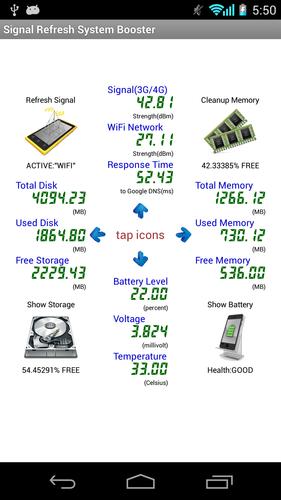 Signal Battery Memory Refresh