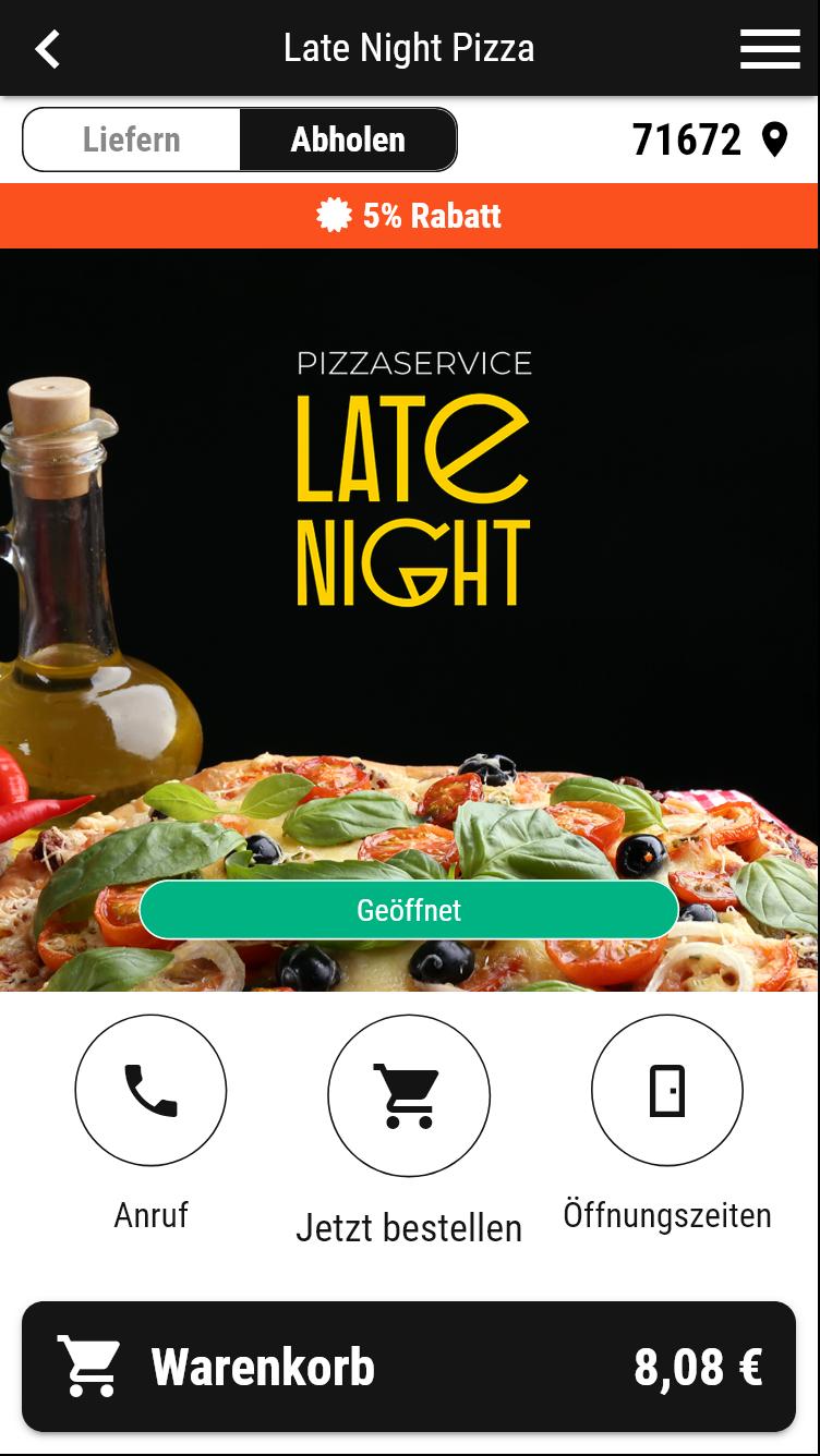 Late Night Pizza