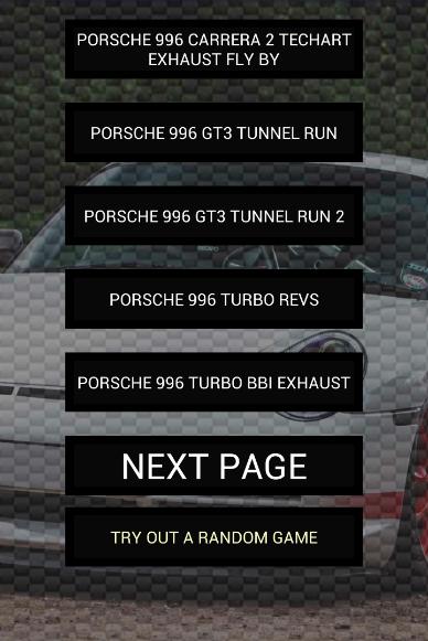 Engine sounds of 996