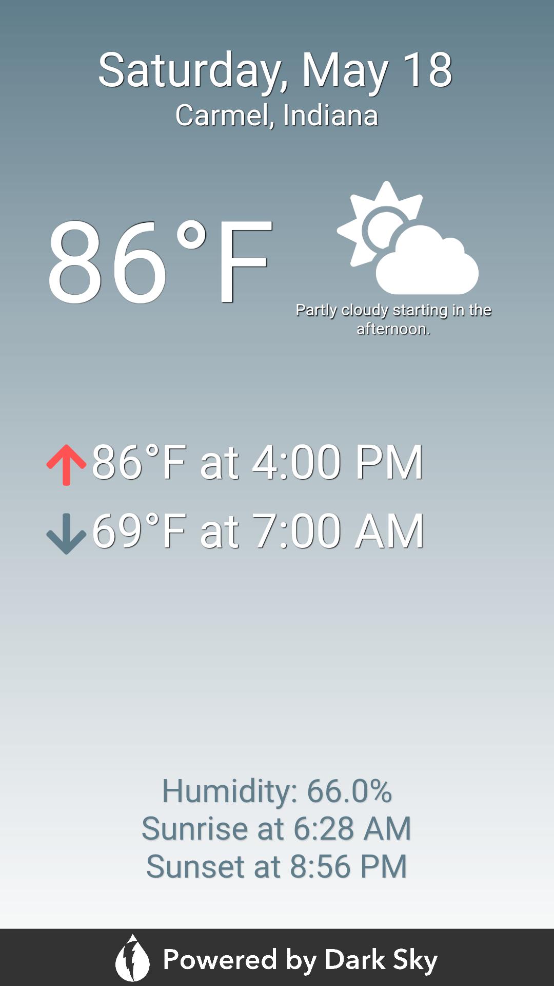 Yesterday's Weather