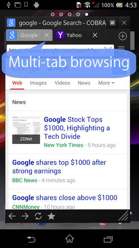 Floating Browser COBRA Free