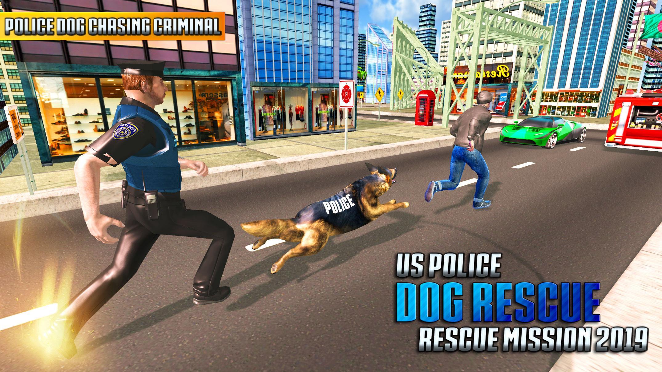Army Dog Airport Crime Chase