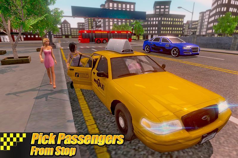 City Taxi Transport Driving 3D