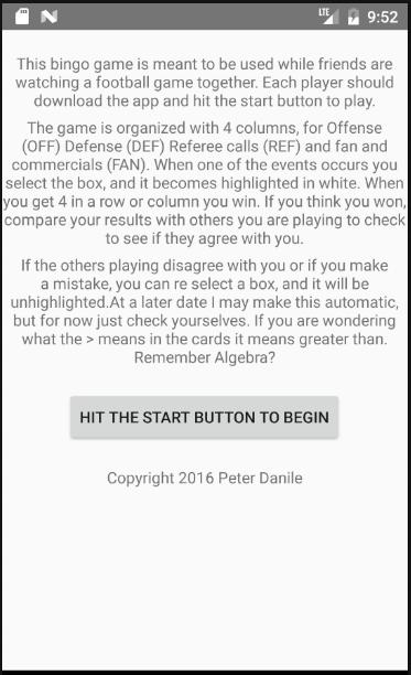 footballbingo