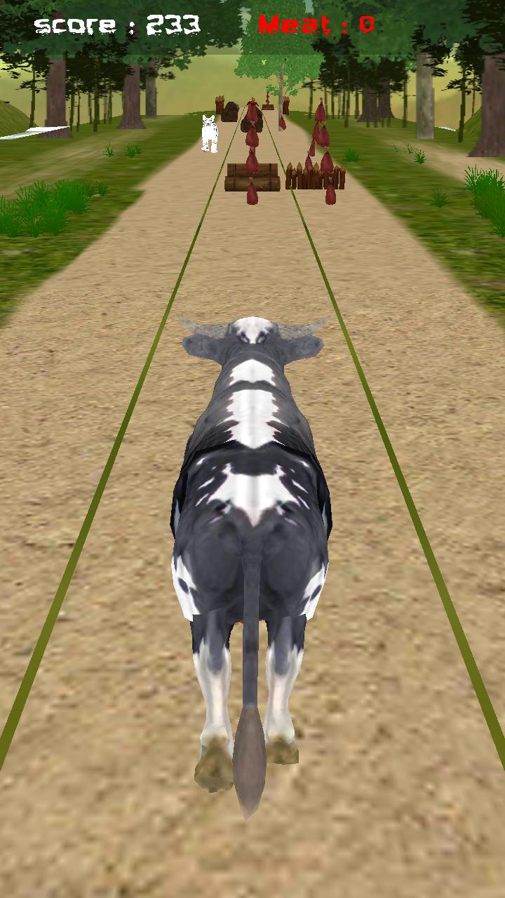 Jungle Bull Run 3D