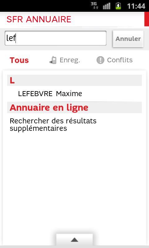 SFR Business Annuaire