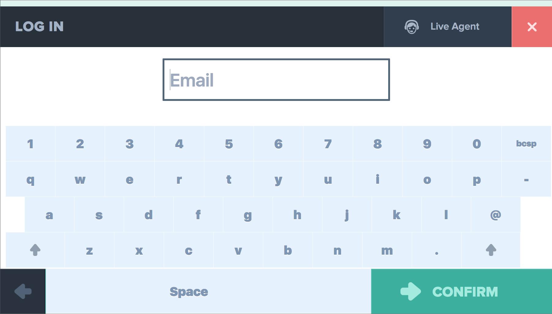 Check-in overlay