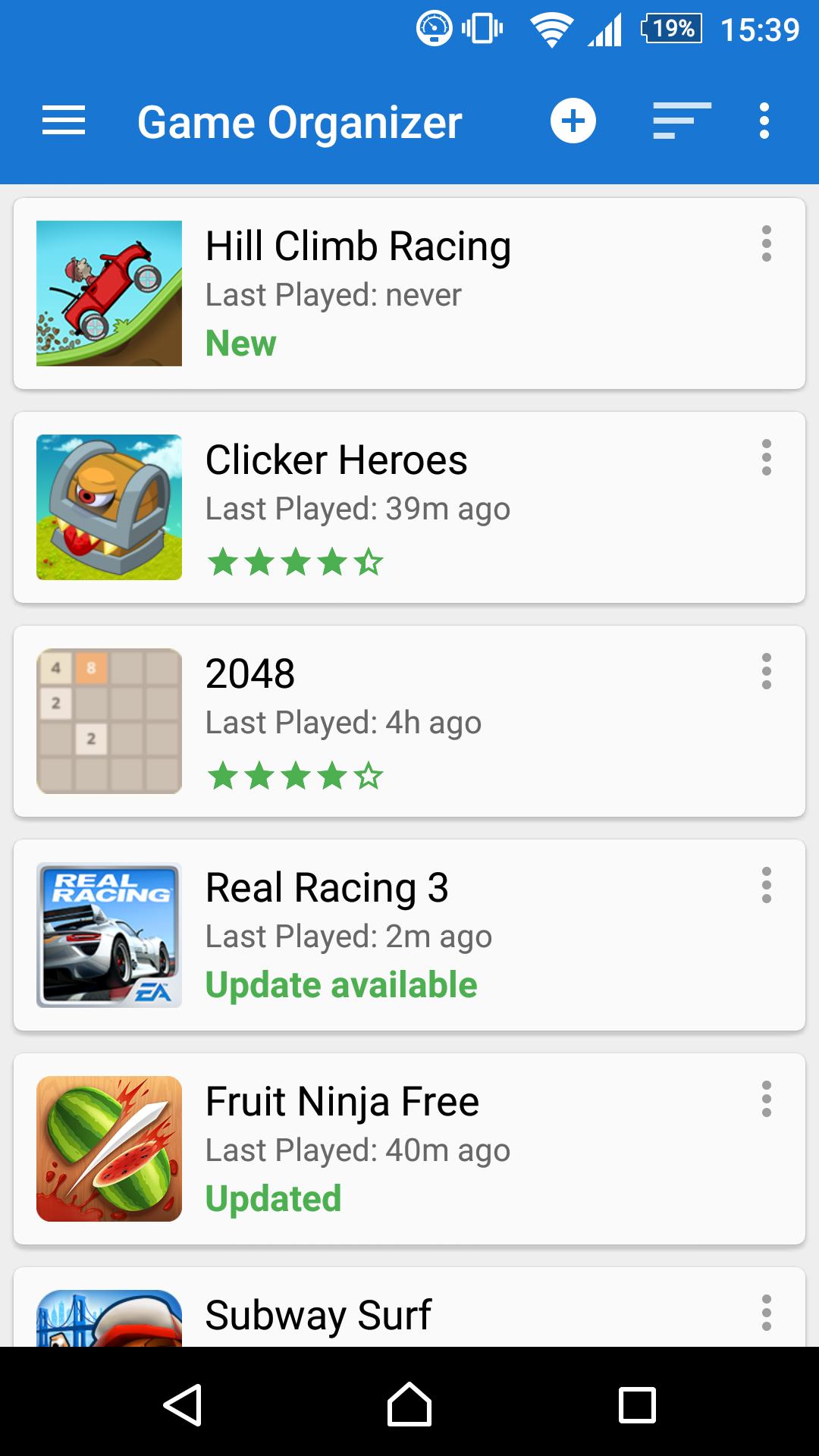 Game Organizer