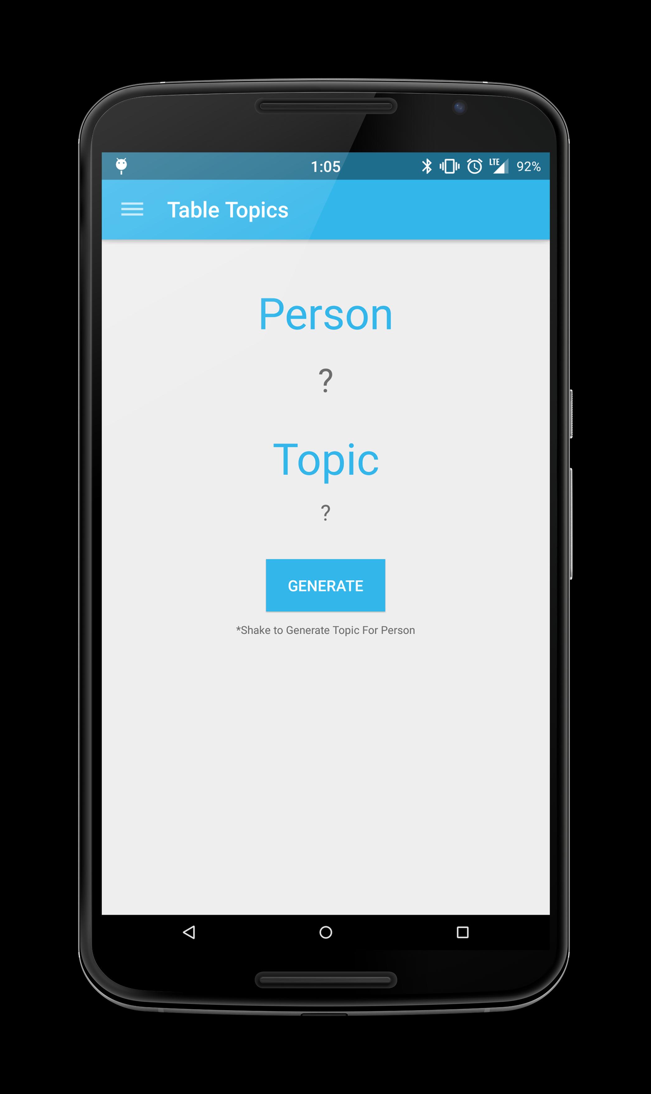 Table Topics