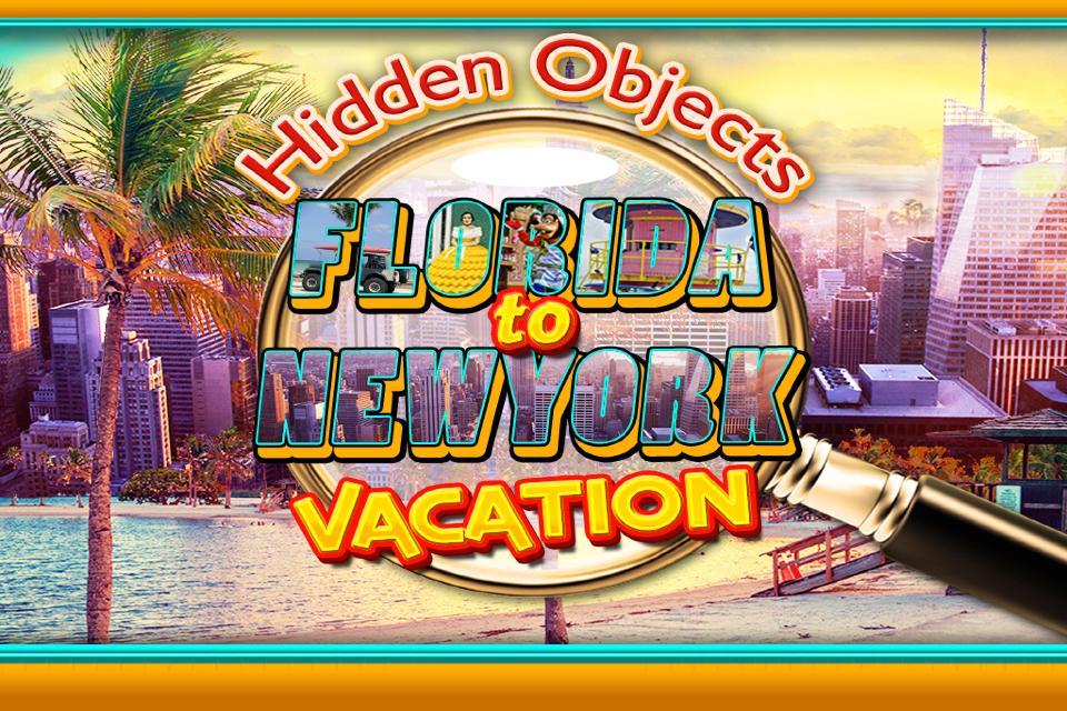 Hidden Object Florida to New York Vacation Puzzle