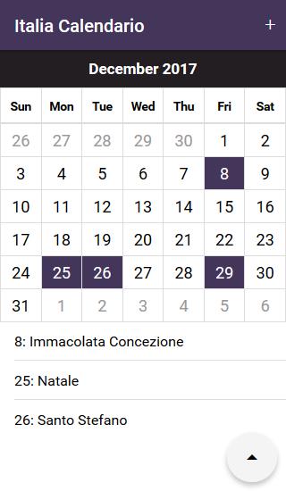 Italia Calendario
