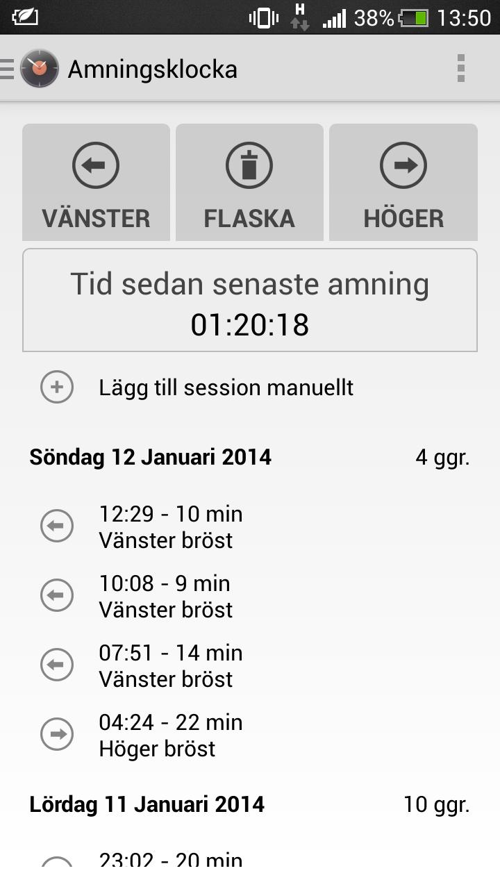 Nursing timer
