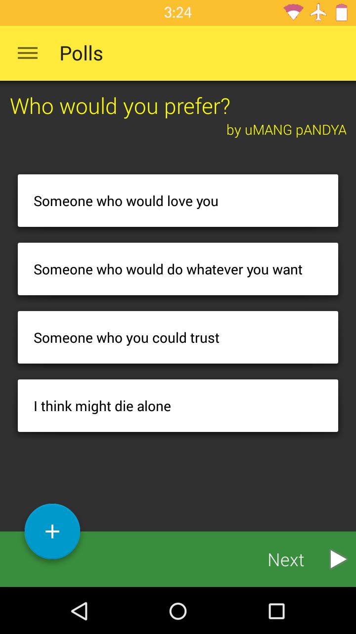 The Poll App