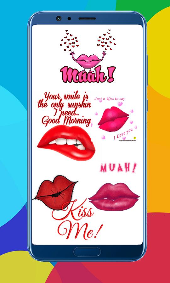 Lips Kissing Gif