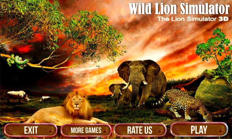 Wild Lion Simulator 3D
