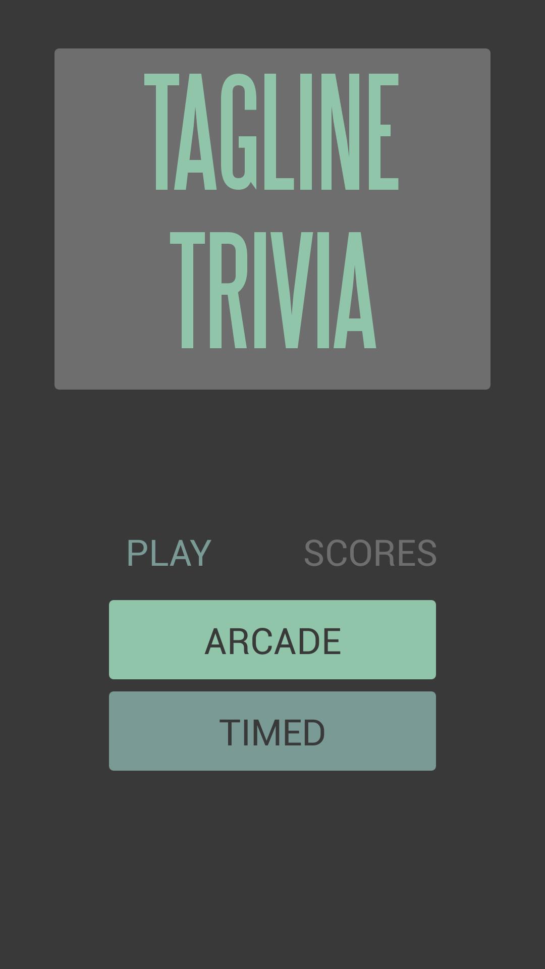 Tagline Trivia Free