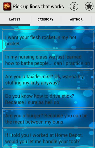 Pick Up Lines That Works