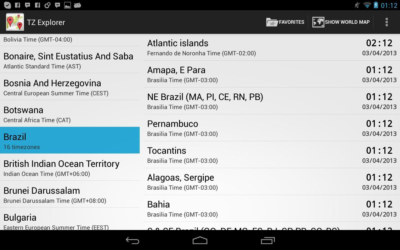Time Zone Explorer