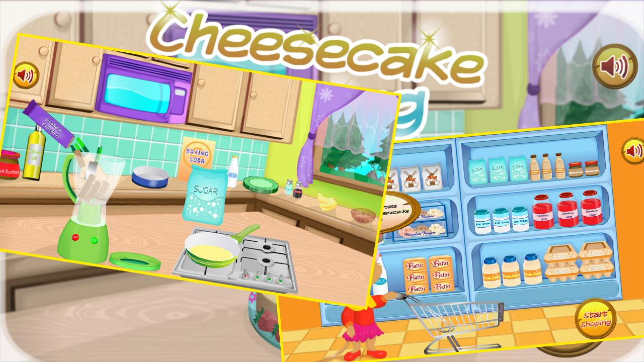 make cheesecake - cooking game