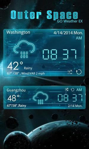 OUTERSPACE THEME GO WEATHER EX